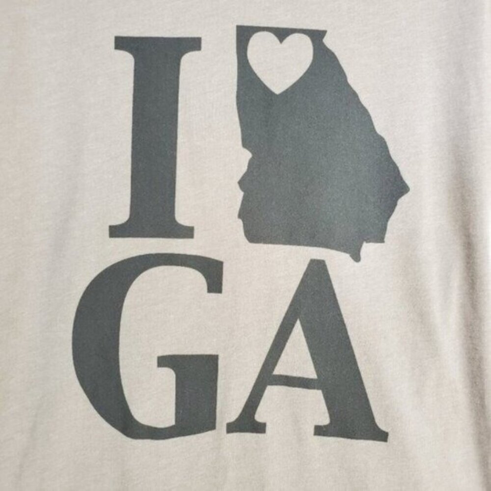 ATL GA Graphic Tee Shirt Size Small Unisex Neutral - Picture 2 of 6